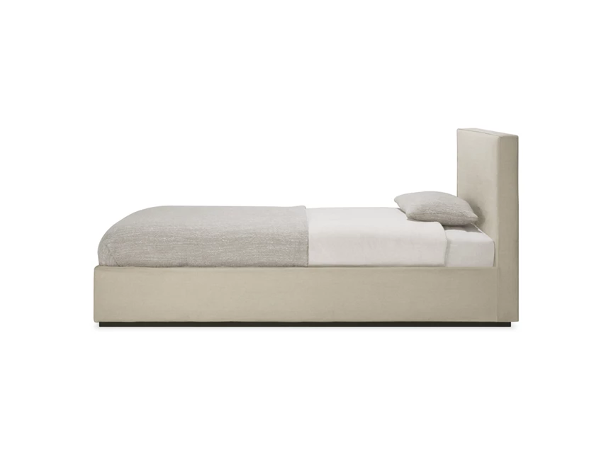 Zijkant Bedkader 1 persoons Revive Bed Sand Linen 21598 Ethnicraft