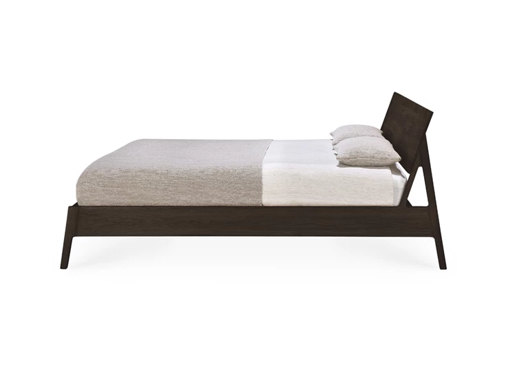 Zijkant Bedkader Oak Air Brown Bed 51192 Ethnicraft