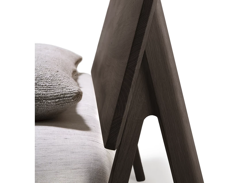 Detail Bedkader Oak Air Brown Bed 51192 Ethnicraft