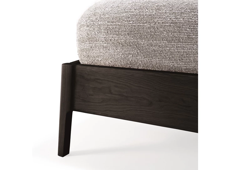 Poot Bedkader Oak Air Brown Bed 51192 Ethnicraft