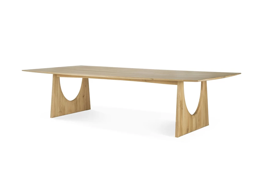 Zijkant Vergadertafel Oak Geometric Meeting Table 53061 Ethnicraft