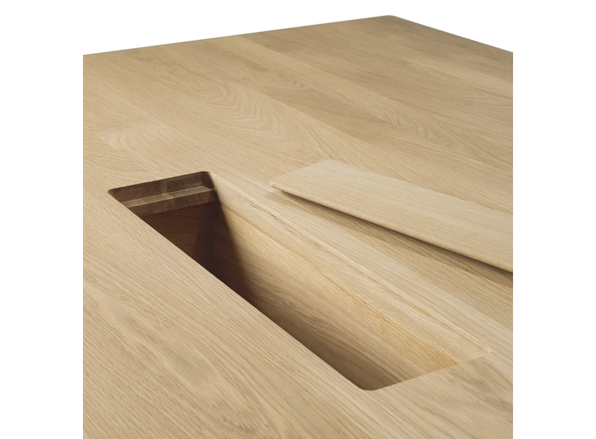 Open Vergadertafel Oak Geometric Meeting Table 53061 Ethnicraft