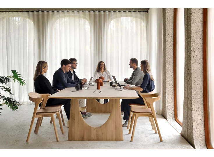 Office Vergadertafel Oak Geometric Meeting Table 53061 Ethnicraft