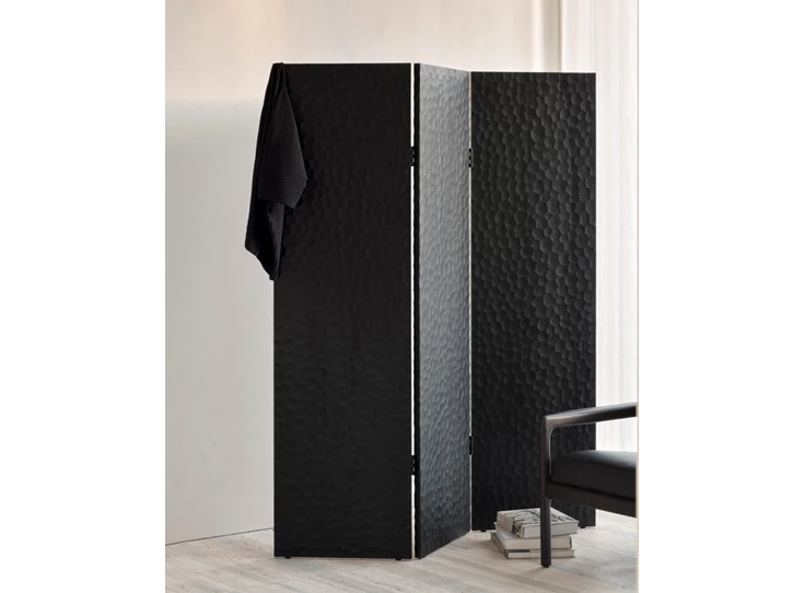 Sfeerfoto Kamerscherm Paravan Magogany Chopped Black Room Divider 35135 Ethnicraft