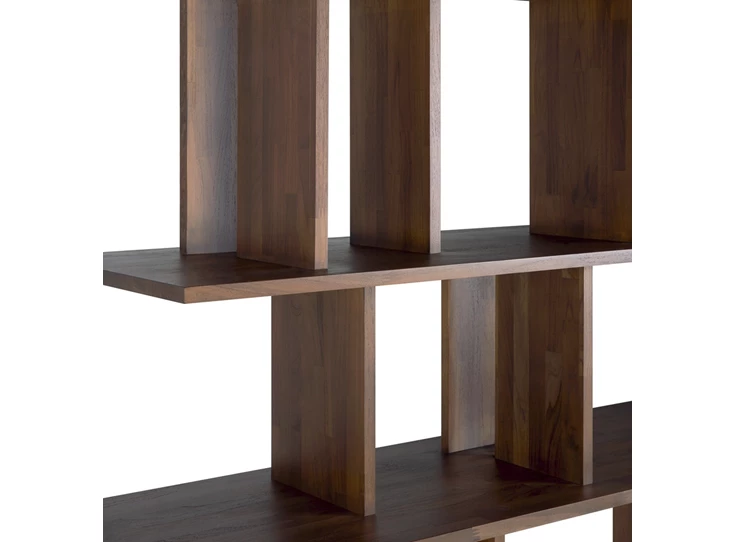 Midden Boekenrek Teak Irregular Brown Rack 10632 Ethnicraft