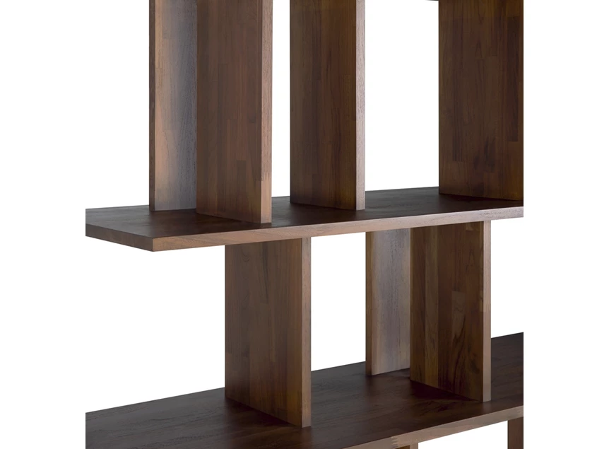 Midden Boekenrek Teak Irregular Brown Rack 10632 Ethnicraft