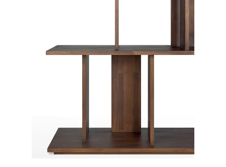 Onderkant Boekenrek Teak Irregular Brown Rack 10632 Ethnicraft