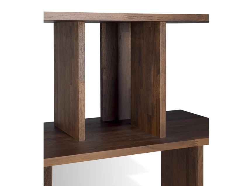 Zijde Boekenrek Teak Irregular Brown Rack 10631 Ethnicraft