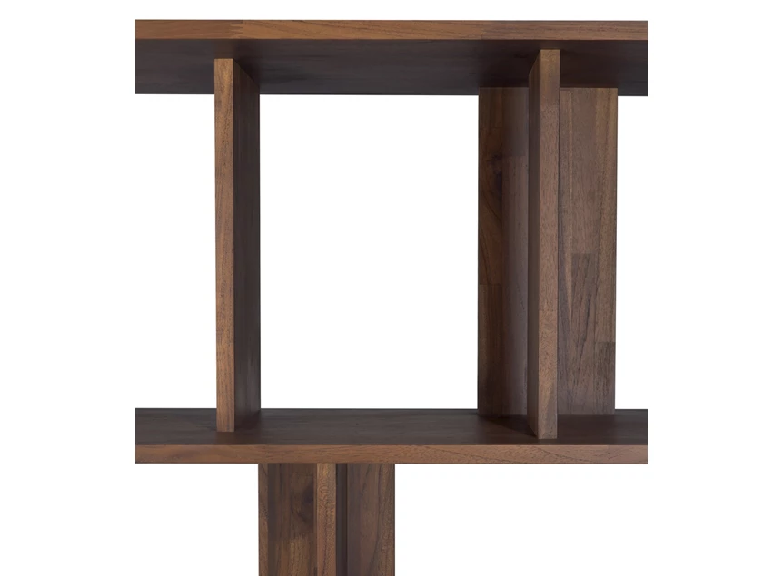 Bovenkant Boekenrek Teak Irregular Brown Rack 10631 Ethnicraft