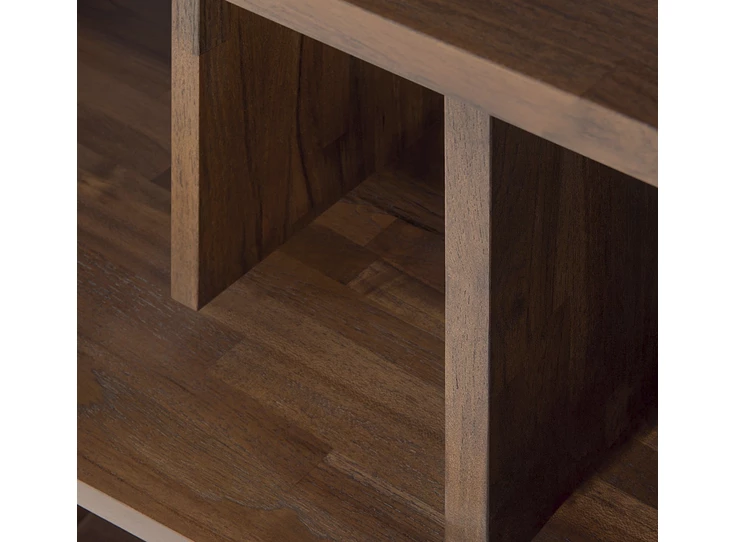 Detail Boekenrek Teak Irregular Brown Rack 10631 Ethnicraft