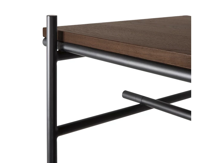 Bovenkant Kledingrek Teak Oscar Brown Hanging Rack 10101 Ethnicraft