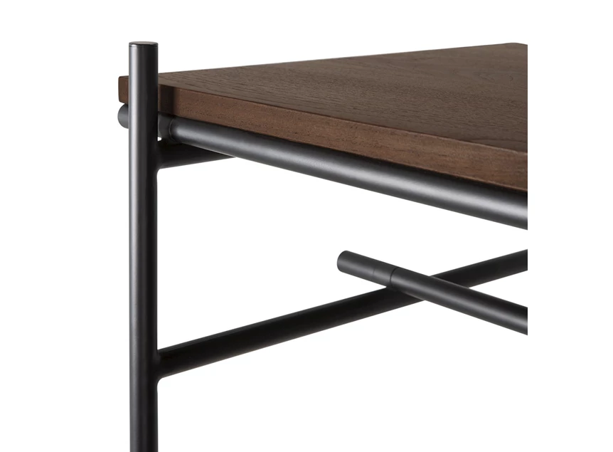 Bovenkant Kledingrek Teak Oscar Brown Hanging Rack 10101 Ethnicraft