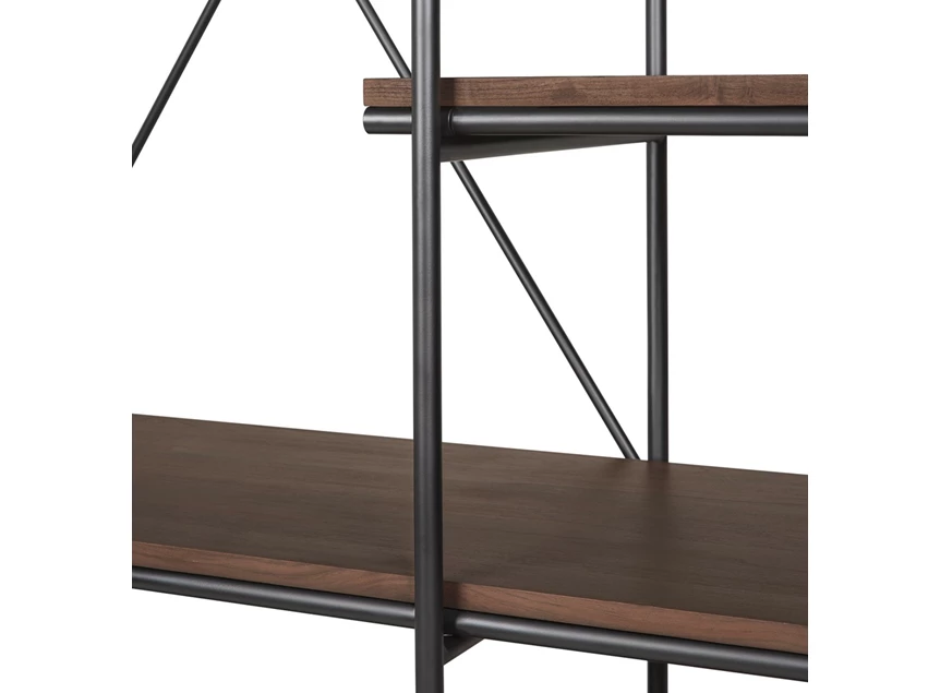 Detail Kledingrek Teak Oscar Brown Hanging Rack 10101 Ethnicraft