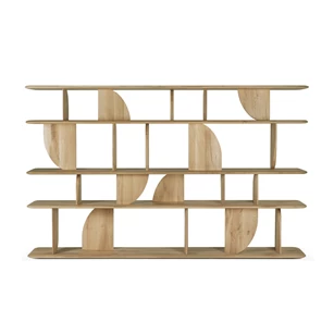 Boekenrek Oak Geometric Rack 55015 Ethnicraft