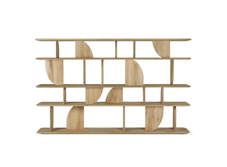 Boekenrek Oak Geometric Rack 55015 Ethnicraft