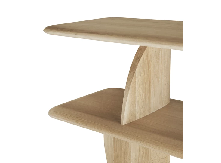 Bovenkant Boekenrek Oak Geometric Rack 55015 Ethnicraft