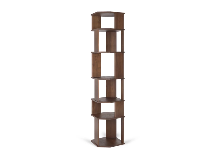 Front Kolom Teak Stairs Brown Column 10131 Ethnicraft