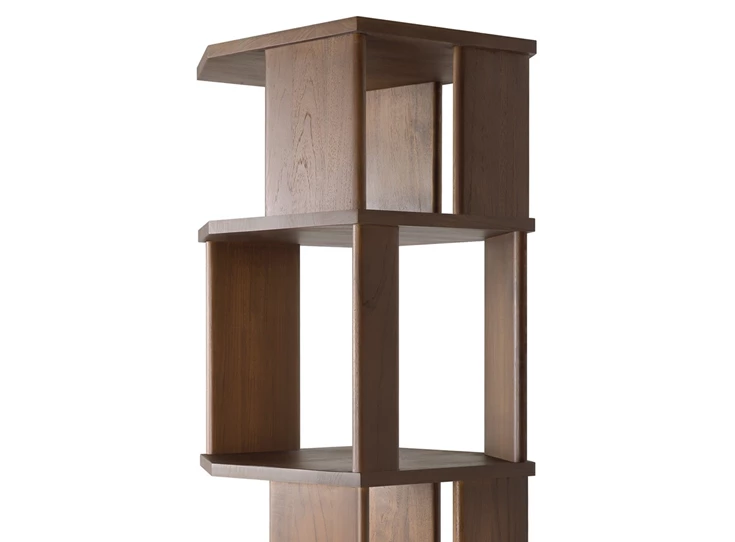 Inzoom Kolom Teak Stairs Brown Column 10131 Ethnicraft