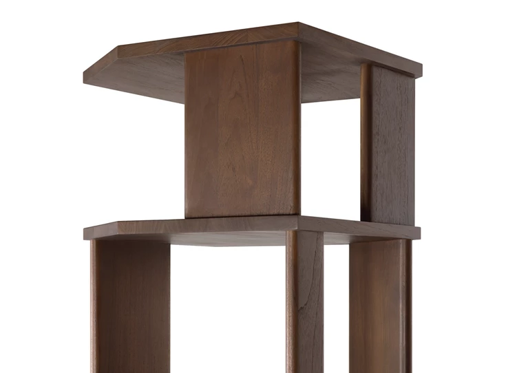 Bovenkant Kolom Teak Stairs Brown Column 10131 Ethnicraft