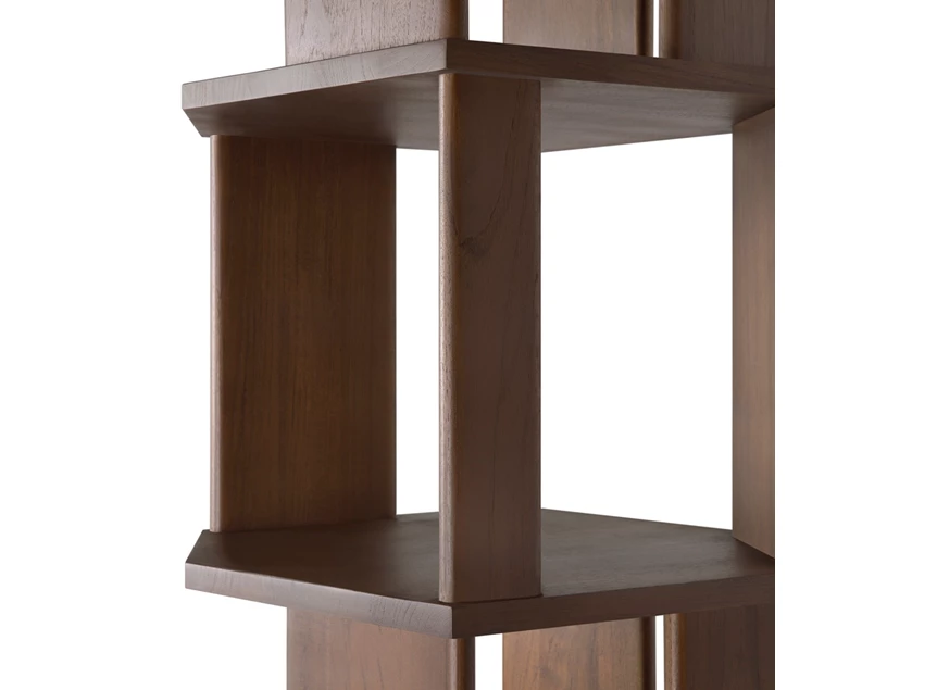 Open ruimte Kolom Teak Stairs Brown Column 10131 Ethnicraft