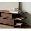 Zijde open ruimte Tv kast Teak Kabuki Brown TV Cupboard 10792 Ethnicraft