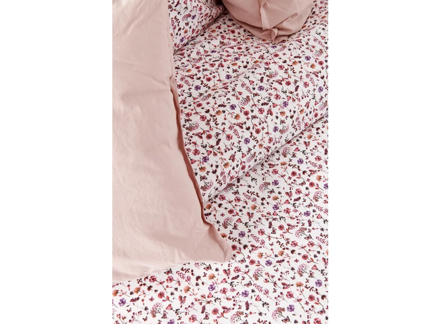 DBO very little flowers- pink- cotton- 200x200/220