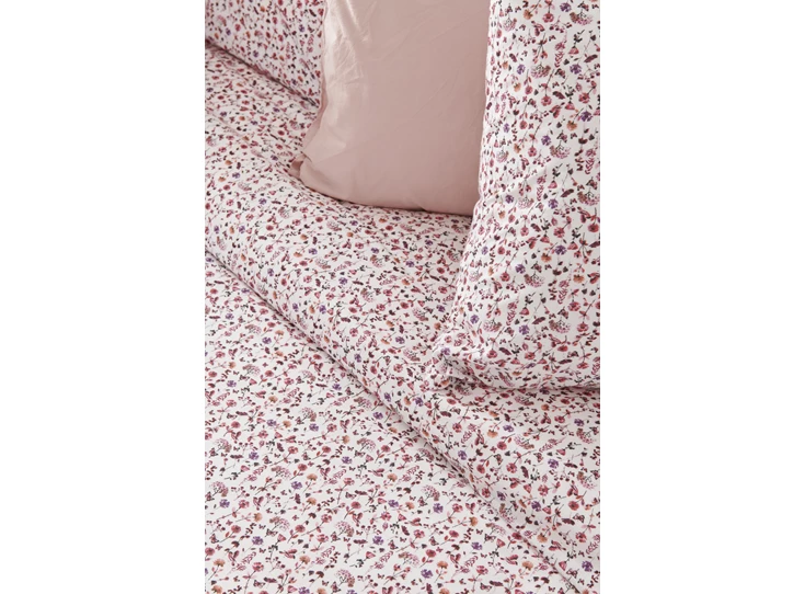 DBO very little flowers- pink- cotton- 260x220/240 - detail