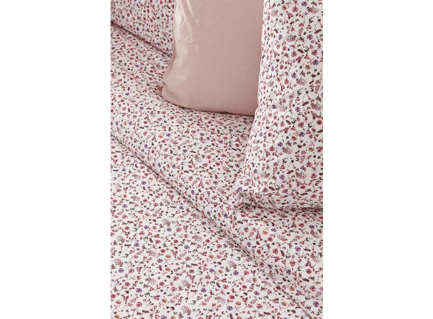 DBO very little flowers- pink- cotton- 260x220/240 - detail