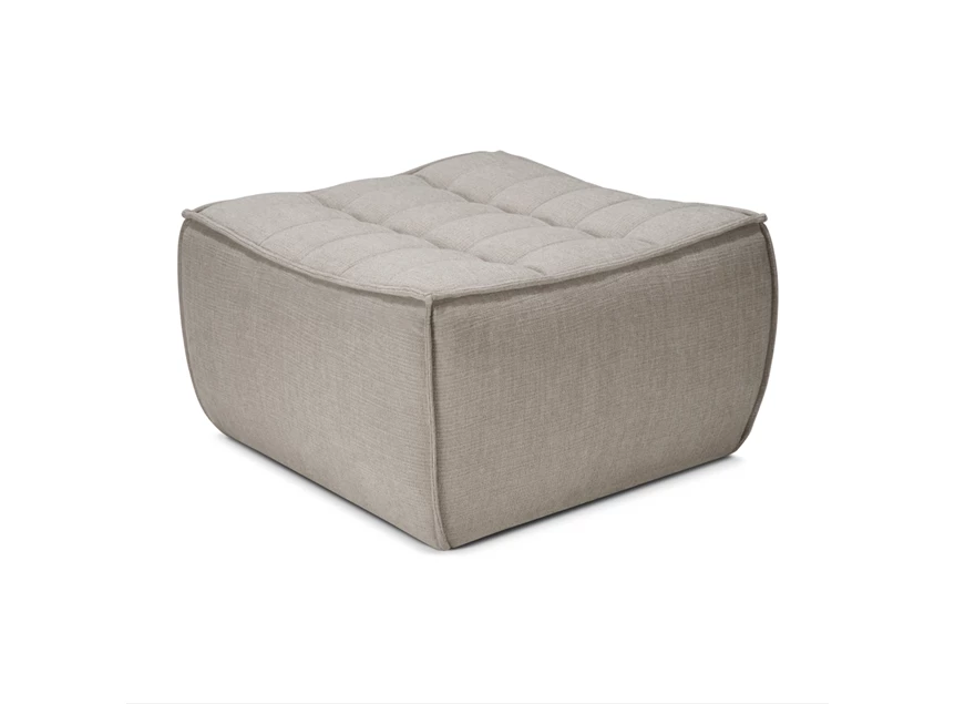Zijkant Voetenbank N701 Footstool Modular Sofa Ecru 20269 Ethnicraft