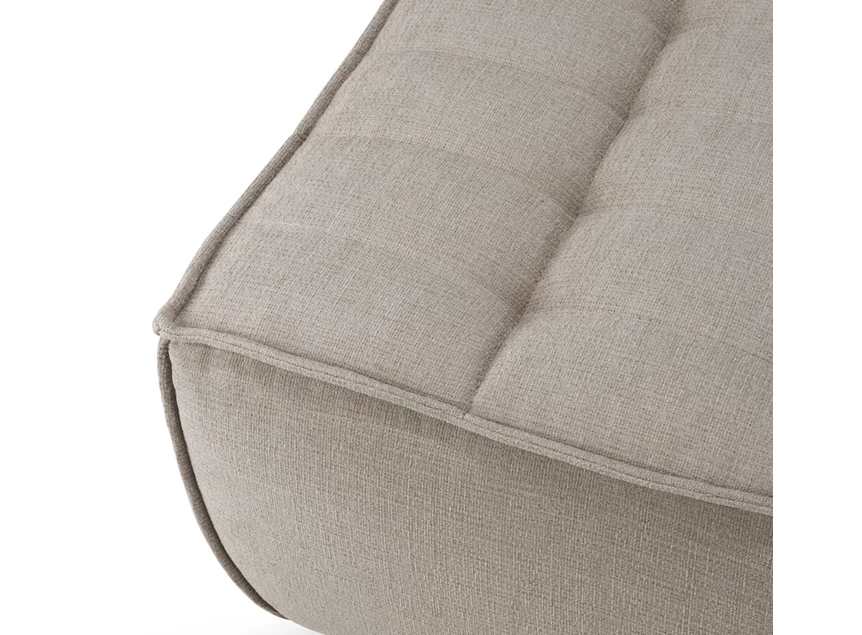 Bovenkant Voetenbank N701 Footstool Modular Sofa Ecru 20269 Ethnicraft