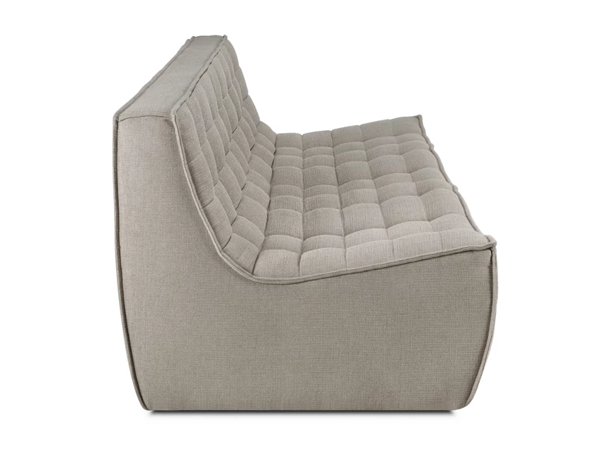 Zijkant Canapé 3-zit N701 3 Seater Modular Sofa Ecru 20268 Ethnicraft