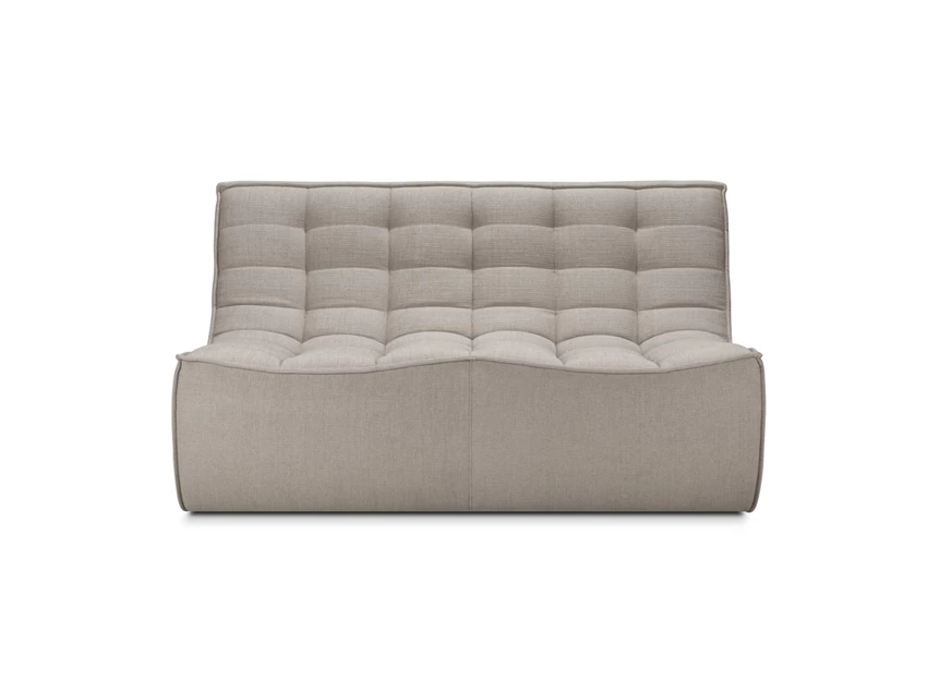 Front Canapé 2-zit N701 2 Seater Modular Sofa Ecru 20267 Ethnicraft