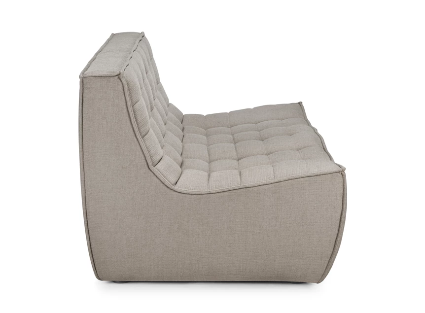 Zijkant Canapé 2-zit N701 2 Seater Modular Sofa Ecru 20267 Ethnicraft