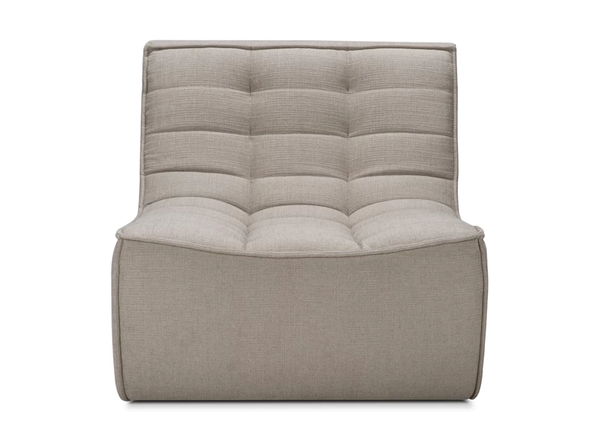 Front Fauteuil 1-zit N701 1 Seater Modular Sofa Ecru 20266 Ethnicraft