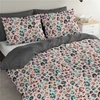 801344 Ambianzz bedding dekbedovertrek panter roze 240x200/220 kussens sfeer detail