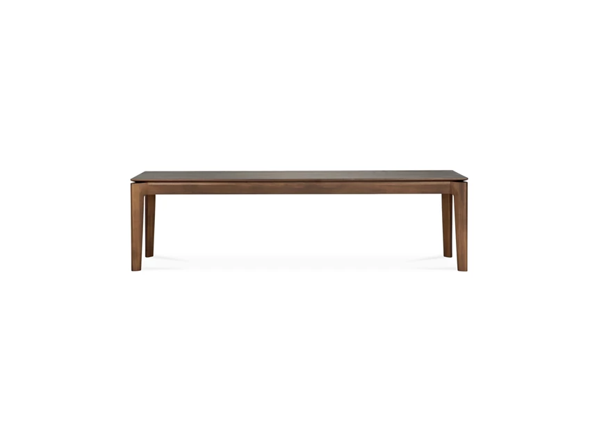 Front Eetkamerbank Teak Bok Brown Bench 10678 Ethnicraft