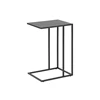 83603 seaford laptop table tafel bijzettafel zwart ash black base metaal metalen onderstel actona