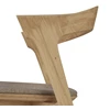 Zijde Armstoel Oak Bok Dining Chair Warm Grey Fabric 51486 Ethnicraft