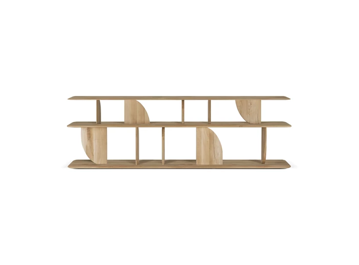 Laag rek Oak Geometric Console 55017 Ethnicraft