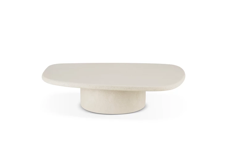 Salontafel Elements Coffee Table Pebble Shape Microcement Off White 26412 Ethnicraft