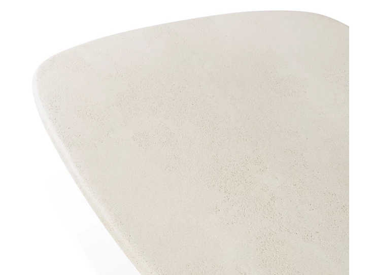 Bovenkant Salontafel Elements Coffee Table Pebble Shape Microcement Off White 26412 Ethnicraft