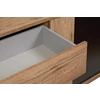 Phenix scarlet oak black bauwens trendy 4 deuren dressoir 1 lade industrieel