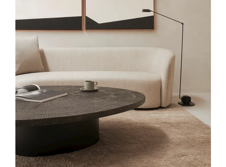 Zijkant Salontafel Slice Coffee Table Oval Minerals Whisky 25931 Ethnicraft