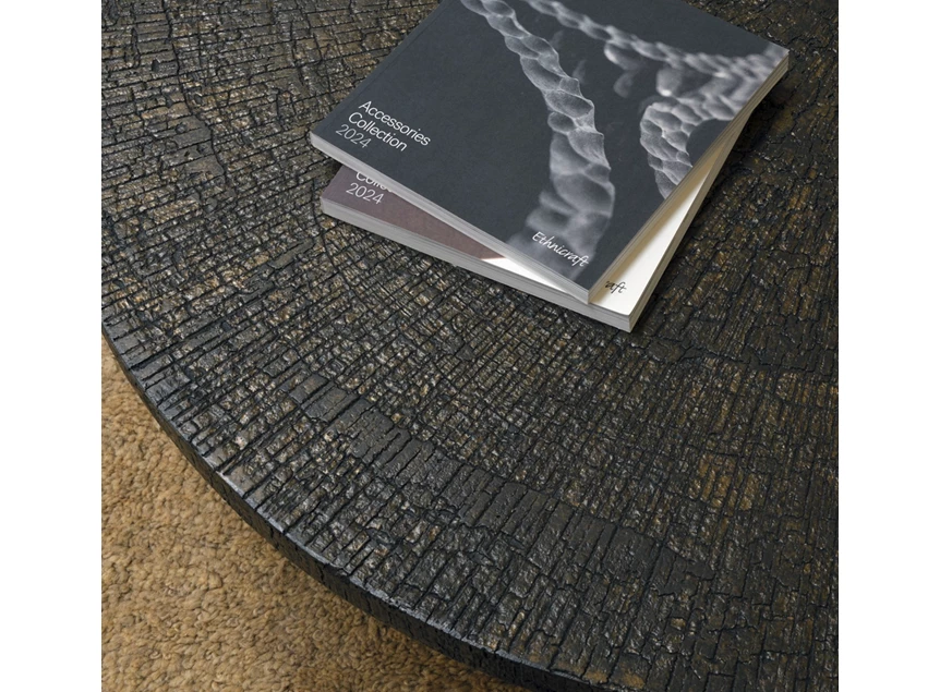 Bovenkant Salontafel Slice Coffee Table Oval Minerals Whisky 25931 Ethnicraft