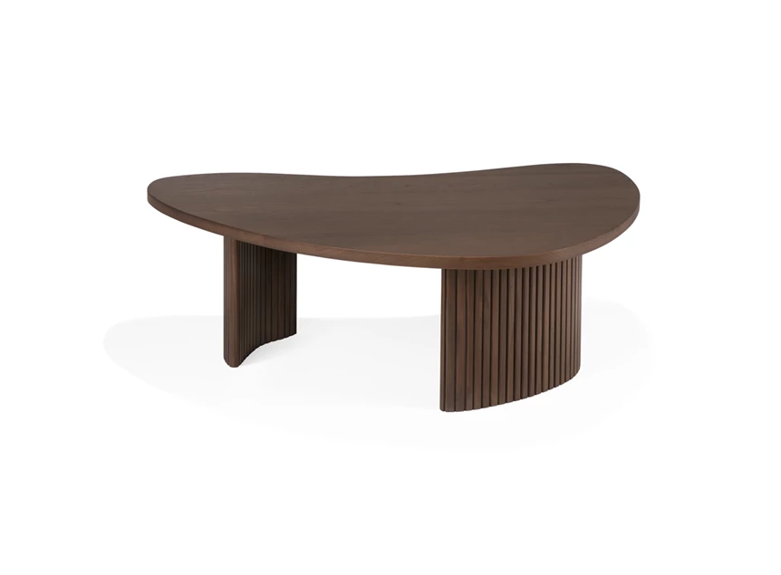 Achterkant Salontafel Teak Boomerang Brown Coffee Table 10091 Ethnicraft