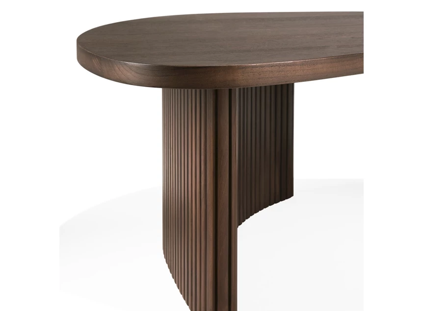 Onderstel Salontafel Teak Boomerang Brown Coffee Table 10091 Ethnicraft