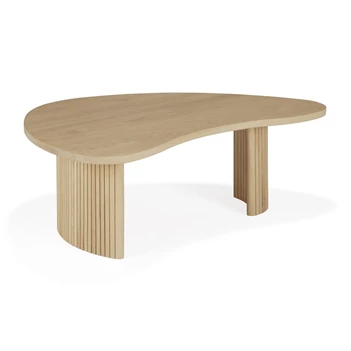 Salontafel Oak Boomerang Coffee Table 50791 Ethnicraft