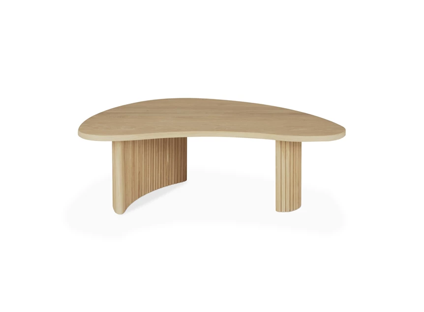 Front Salontafel Oak Boomerang Coffee Table 50791 Ethnicraft