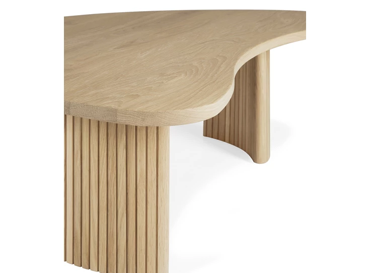 Detail Salontafel Oak Boomerang Coffee Table 50791 Ethnicraft