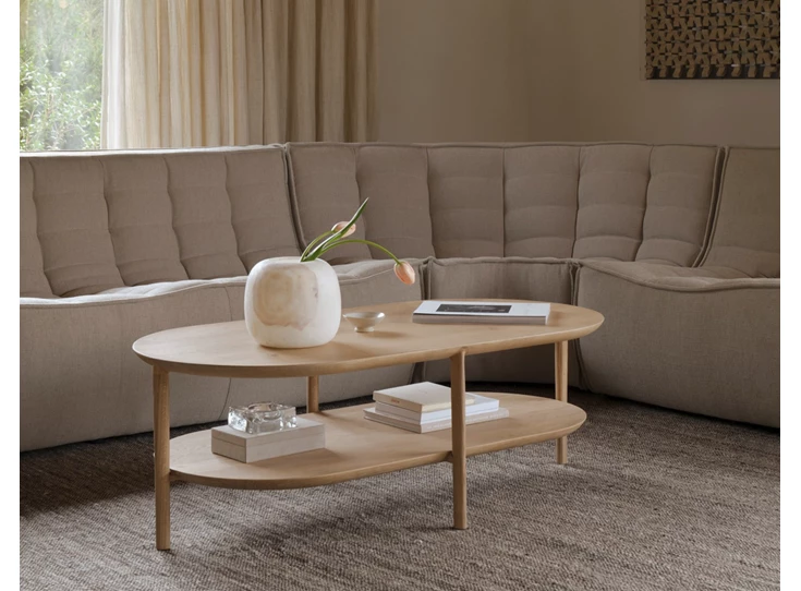 Sfeerfoto Salontafel Oak Bok Coffee Table Oblong 51585 Ethnicraft